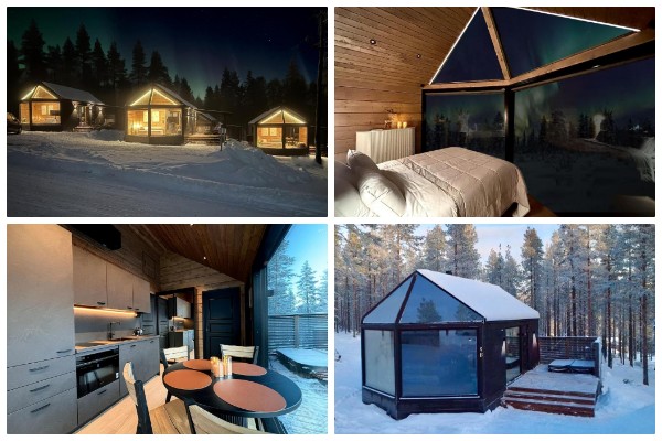 Glass Igloo Hotel in Levi